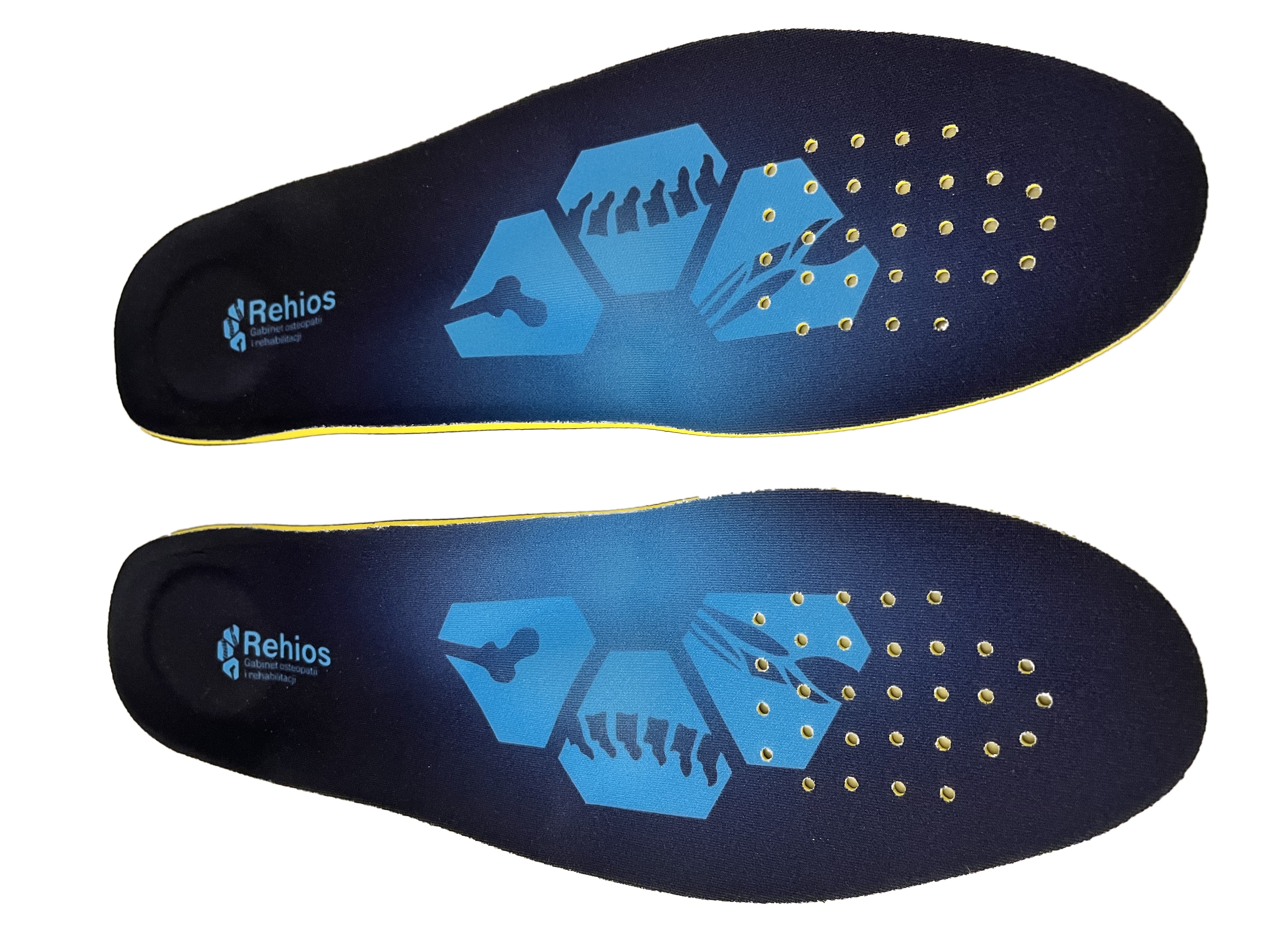 Wkładki ortopedyczne Rehios - para wkładek z logo gabinetu